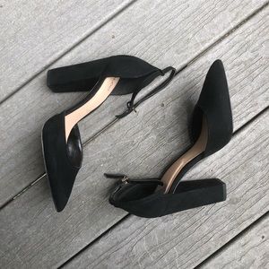 ALDO BLACK POINTY HEELS - SIZE 9